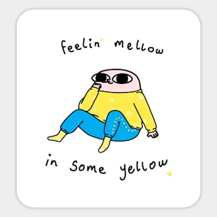 Yellow buddy Sticker